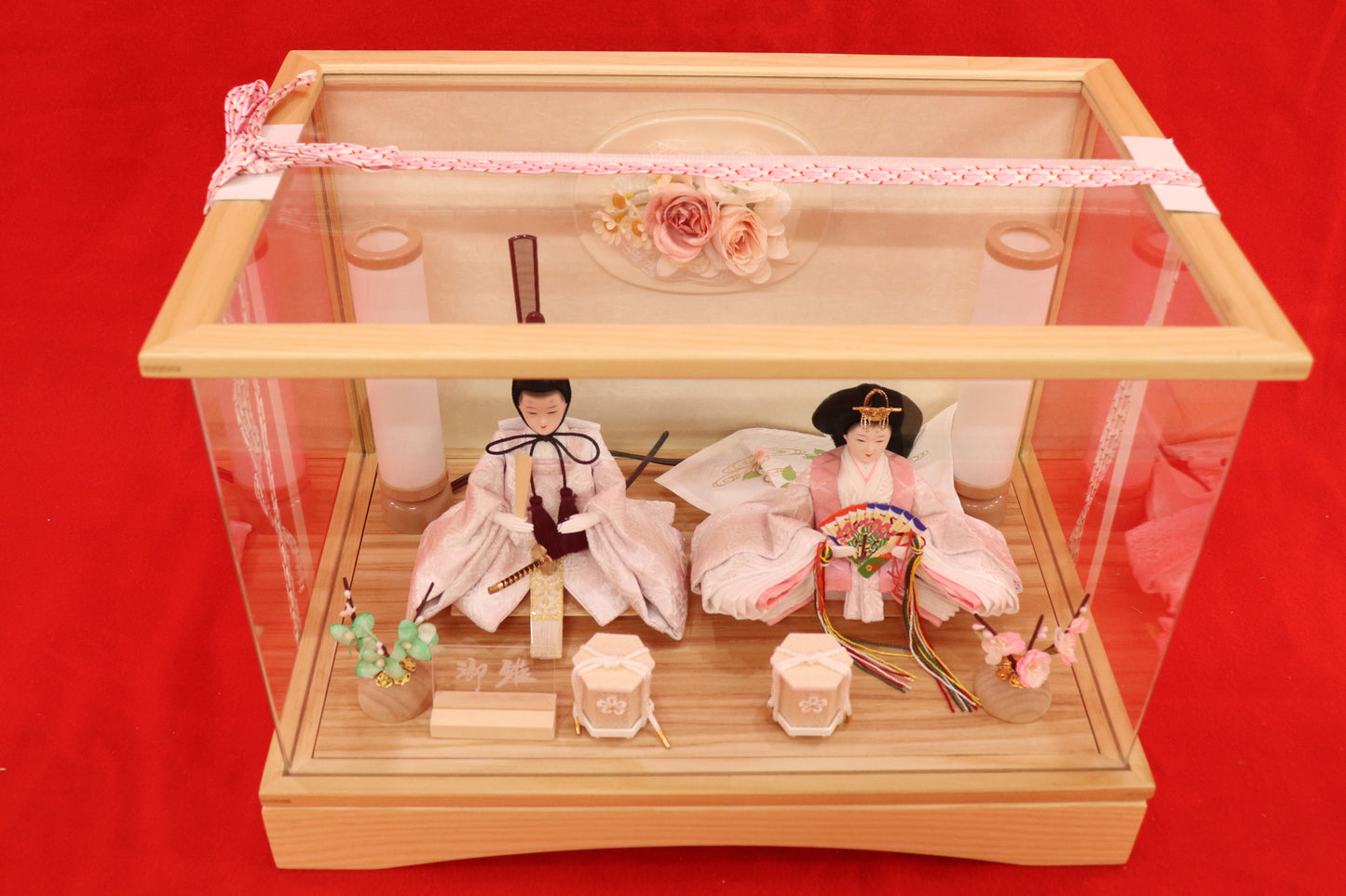 雛人形アクリルケース (43cm×28cm×32cm）