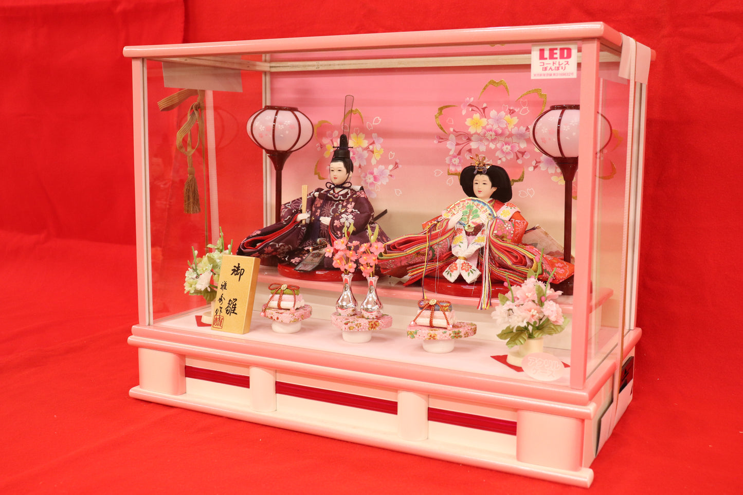 雛人形アクリルケース (54cm×28cm×35cm）