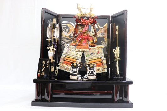 鎧平飾り五月人形セット (69cmx42cmx78cm)【送料無料】