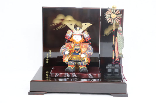 子供大将鎧着飾りセット (42cmx30cmx39cm)【送料無料】