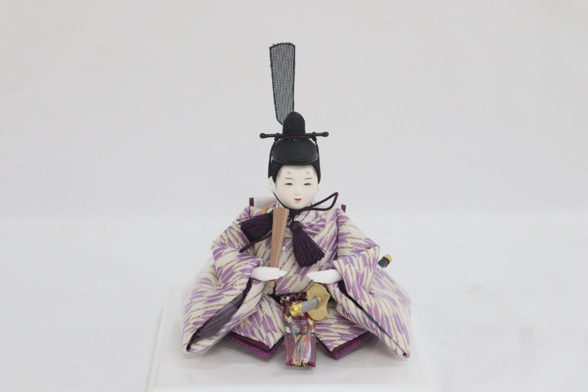 収納親王飾り雛人形セット(45cmx29cmx42cm)