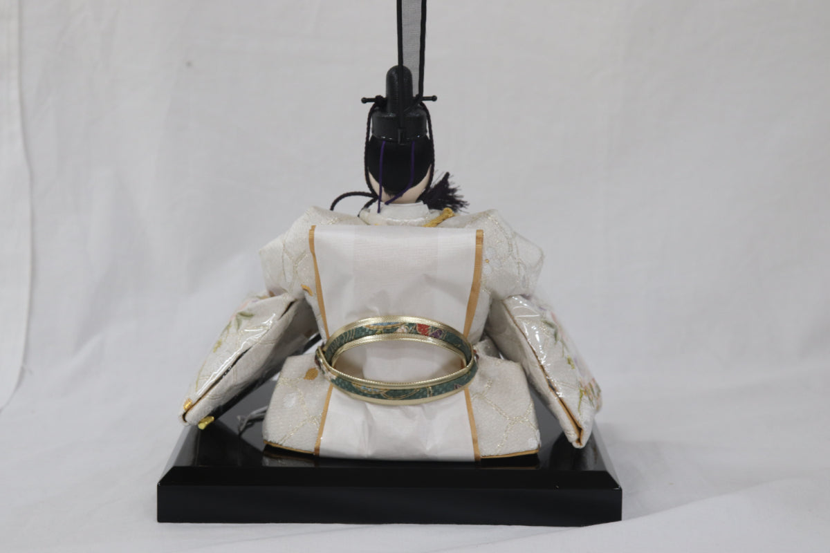 収納五人飾り雛人形セット(75cmx71cmx81cm)