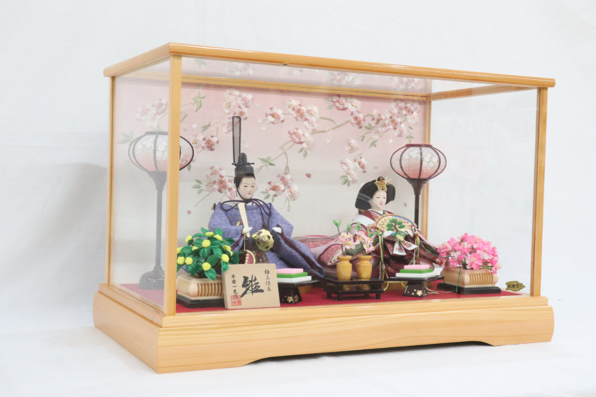 雛人形ガラスケース(57cmx31cmx27cm)