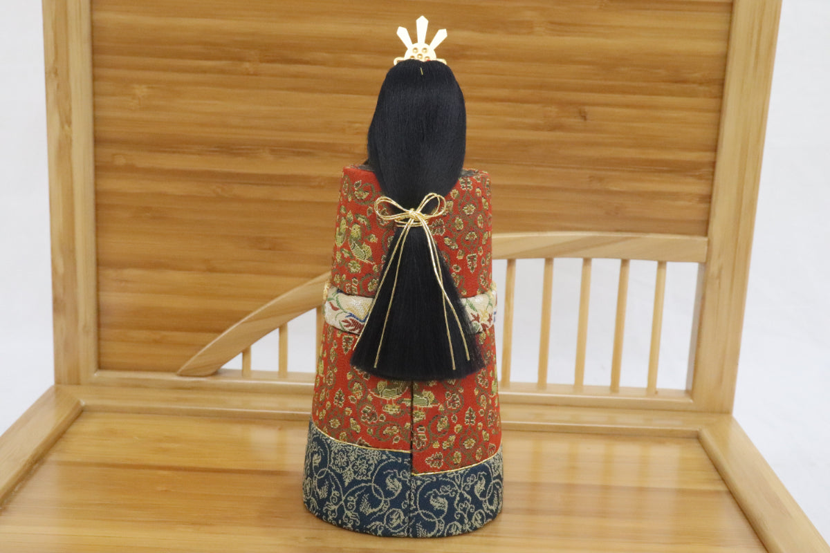木目込み雛人形セット(33cmx24cmx26cm)