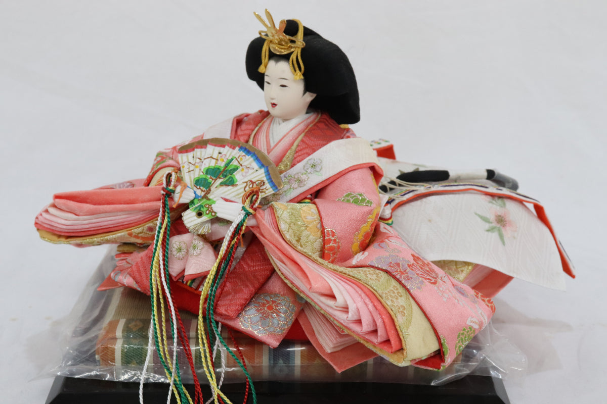 【ご奉仕品】親王飾り雛人形セット（70cm×37cm×36cm）
