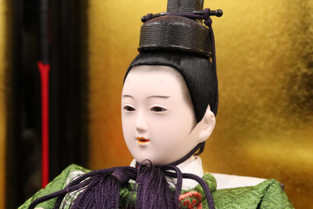 親王飾り雛人形セット(70cmx37cmx33cm)