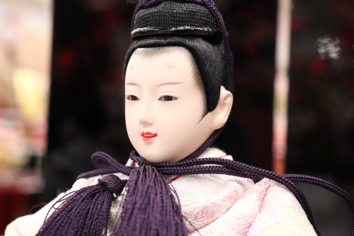 親王飾り雛人形セット(42cmx30cmx34cm)