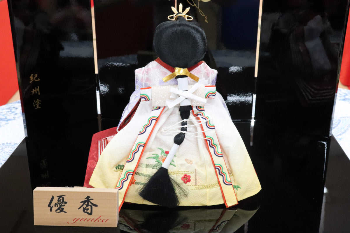 親王飾り雛人形セット(42cmx30cmx34cm)