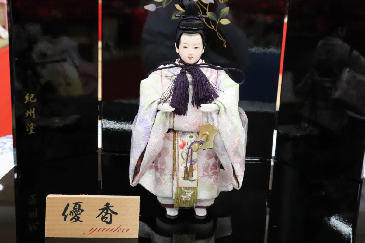 親王飾り雛人形セット(42cmx30cmx34cm)