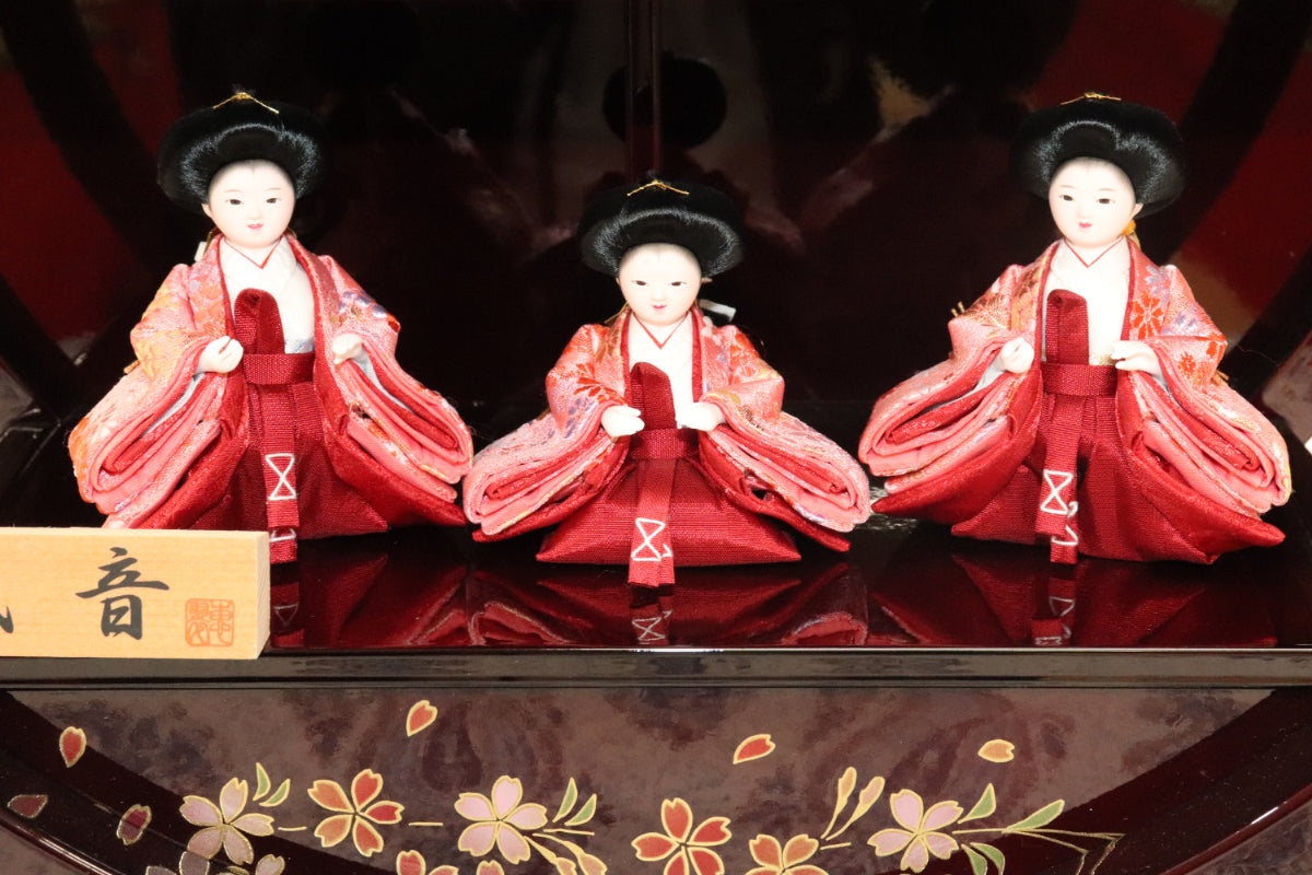 飾り雛人形セット(45cmx19cmx45cm)