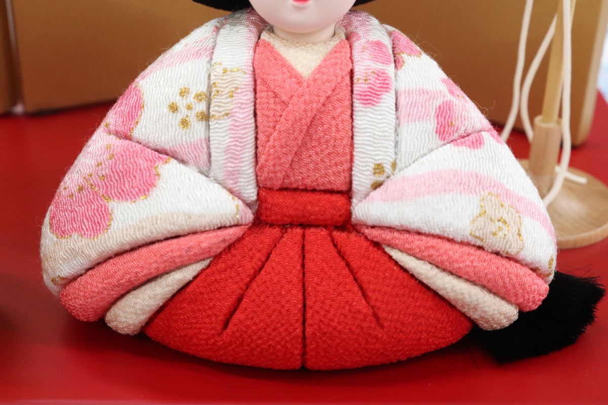 木目込み雛人形セット(40cmx24cmx19cm)
