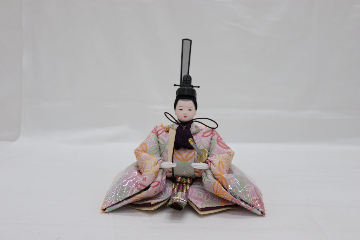 収納親王飾り雛人形セット(55cmx36cmx48cm)