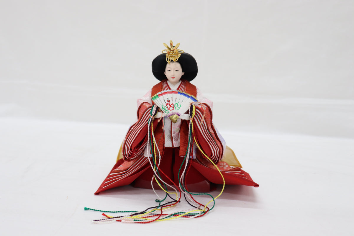 親王飾り雛人形セット(42cmx30cmx34cm)