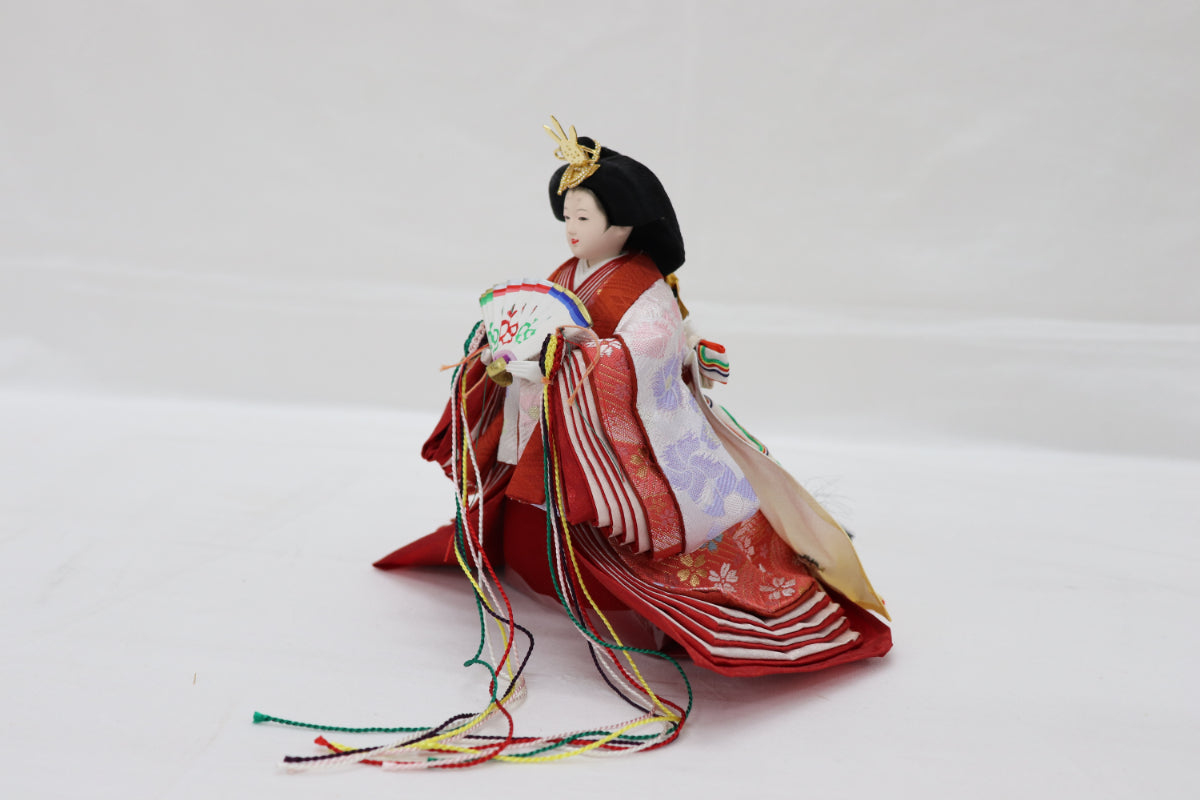 親王飾り雛人形セット(42cmx30cmx34cm)