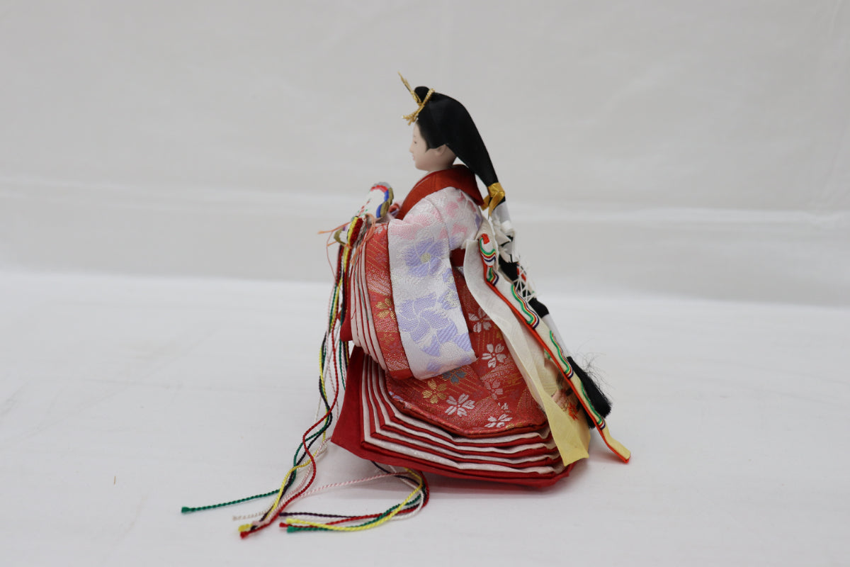親王飾り雛人形セット(42cmx30cmx34cm)