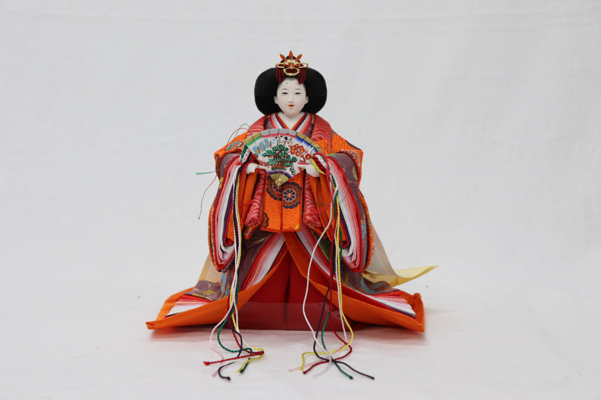親王飾り雛人形セット(45㎝×35cm×40㎝）