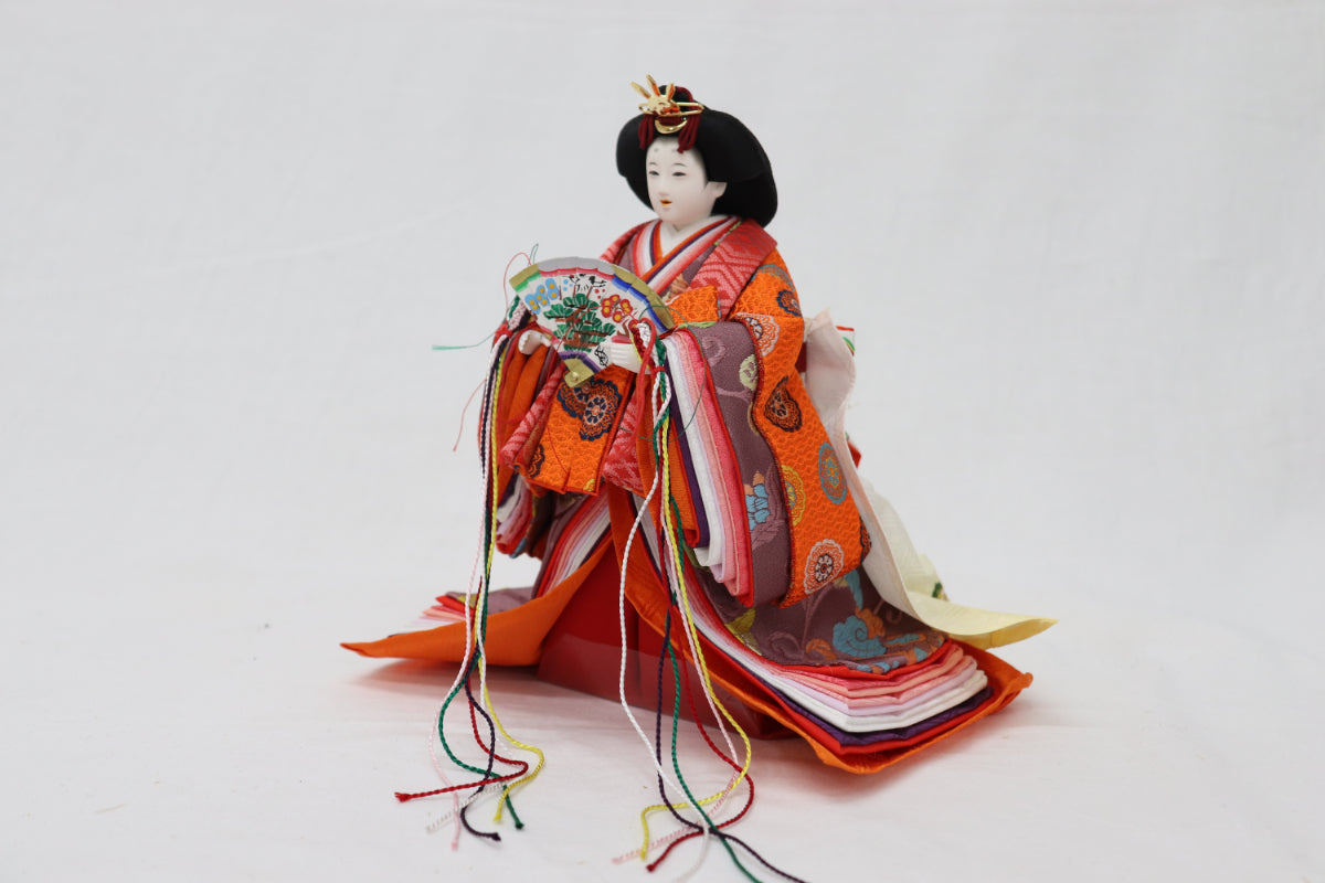 親王飾り雛人形セット(45㎝×35cm×40㎝）