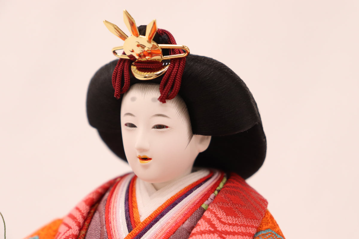 親王飾り雛人形セット(45㎝×35cm×40㎝）